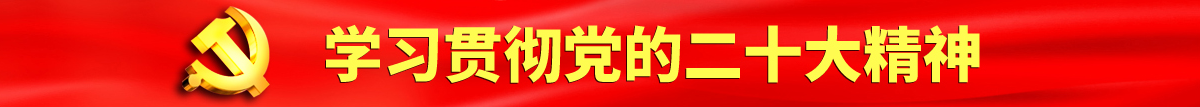 成人靠逼视频认真学习贯彻落实党的二十大会议精神